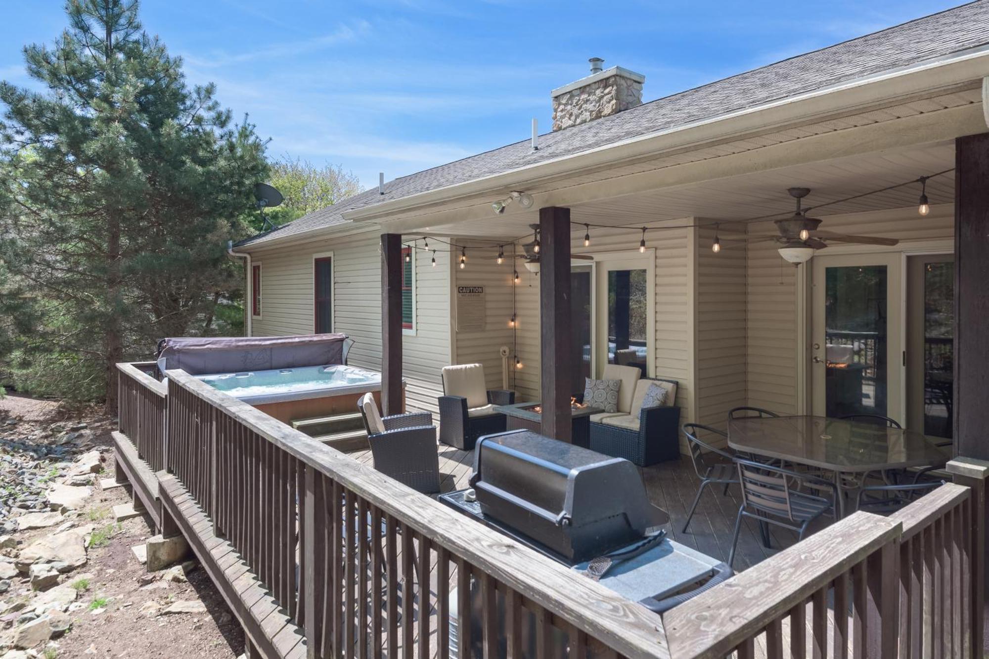 Villa 6 Fieldstone Ct Lake Harmony Esterno foto
