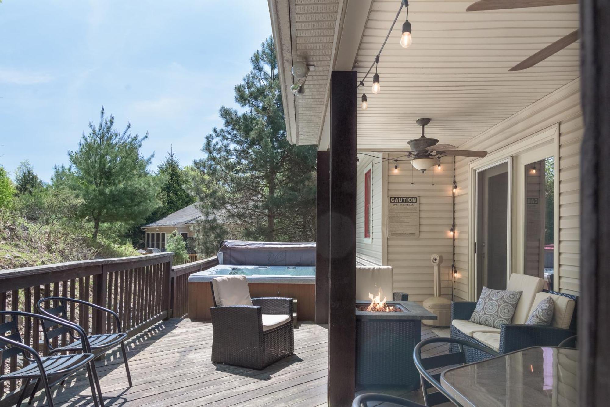 Villa 6 Fieldstone Ct Lake Harmony Esterno foto